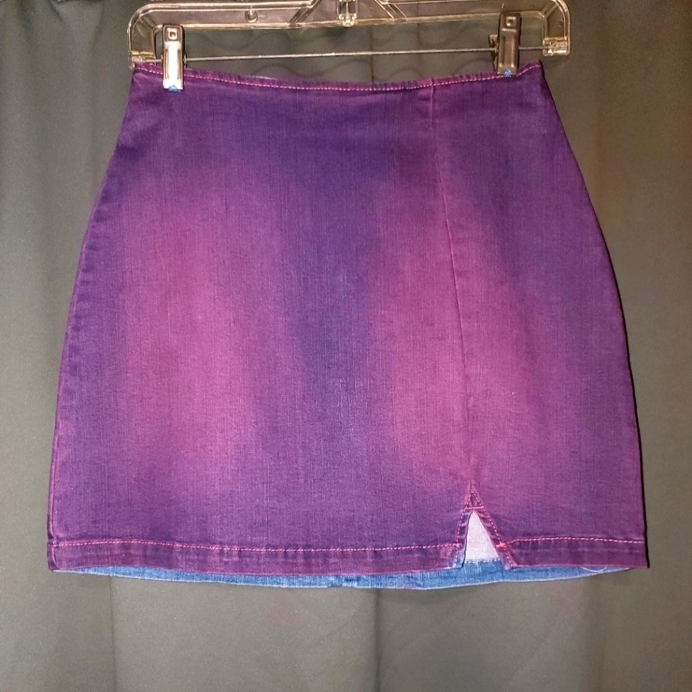 Purple Jean Skirt Wild Fable Size 2